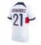 Billige Paris Saint-Germain Lucas Hernandez #21 Udebanetrøje 2023-24 Kort ærmer