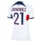 Billige Paris Saint-Germain Lucas Hernandez #21 Udebanetrøje Dame 2023-24 Kort ærmer