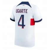 Billige Paris Saint-Germain Manuel Ugarte #4 Udebanetrøje 2023-24 Kort ærmer