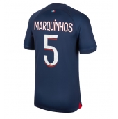 Billige Paris Saint-Germain Marquinhos #5 Hjemmebanetrøje 2023-24 Kort ærmer