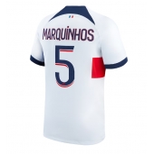 Billige Paris Saint-Germain Marquinhos #5 Udebanetrøje 2023-24 Kort ærmer