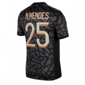 Billige Paris Saint-Germain Nuno Mendes #25 Tredje trøje 2023-24 Kort ærmer