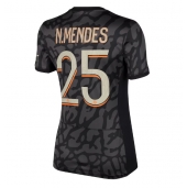 Billige Paris Saint-Germain Nuno Mendes #25 Tredje trøje Dame 2023-24 Kort ærmer