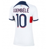 Billige Paris Saint-Germain Ousmane Dembele #10 Udebanetrøje Dame 2023-24 Kort ærmer