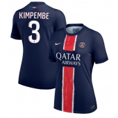 Billige Paris Saint-Germain Presnel Kimpembe #3 Hjemmebanetrøje Dame 2024-25 Kort ærmer