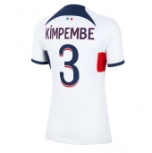 Billige Paris Saint-Germain Presnel Kimpembe #3 Udebanetrøje Dame 2023-24 Kort ærmer