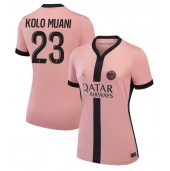 Billige Paris Saint-Germain Randal Kolo Muani #23 Tredje trøje Dame 2024-25 Kort ærmer