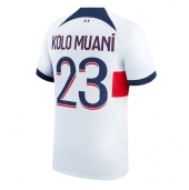 Billige Paris Saint-Germain Randal Kolo Muani #23 Udebanetrøje 2023-24 Kort ærmer