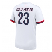 Billige Paris Saint-Germain Randal Kolo Muani #23 Udebanetrøje 2024-25 Kort ærmer