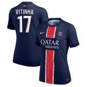 Billige Paris Saint-Germain Vitinha #17 Hjemmebanetrøje Dame 2024-25 Kort ærmer