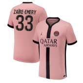 Billige Paris Saint-Germain Warren Zaire-Emery #33 Tredje trøje 2024-25 Kort ærmer