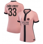 Billige Paris Saint-Germain Warren Zaire-Emery #33 Tredje trøje Dame 2024-25 Kort ærmer