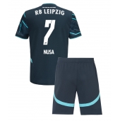 Billige RB Leipzig Antonio Nusa #7 Tredje trøje Børn 2024-25 Kort ærmer (+ bukser)