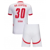 Billige RB Leipzig Benjamin Sesko #30 Hjemmebanetrøje Børn 2024-25 Kort ærmer (+ bukser)