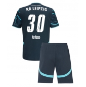 Billige RB Leipzig Benjamin Sesko #30 Tredje trøje Børn 2024-25 Kort ærmer (+ bukser)