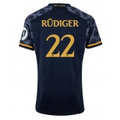 Billige Real Madrid Antonio Rudiger #22 Udebanetrøje 2023-24 Kort ærmer