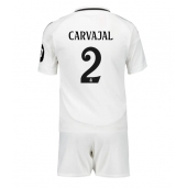 Billige Real Madrid Daniel Carvajal #2 Hjemmebanetrøje Børn 2024-25 Kort ærmer (+ bukser)