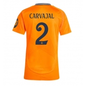 Billige Real Madrid Daniel Carvajal #2 Udebanetrøje Dame 2024-25 Kort ærmer