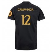 Billige Real Madrid Eduardo Camavinga #12 Tredje trøje 2023-24 Kort ærmer