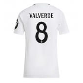 Billige Real Madrid Federico Valverde #8 Hjemmebanetrøje Dame 2024-25 Kort ærmer