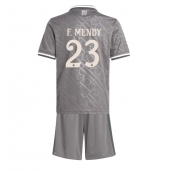 Billige Real Madrid Ferland Mendy #23 Tredje trøje Børn 2024-25 Kort ærmer (+ bukser)