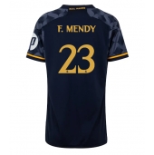 Billige Real Madrid Ferland Mendy #23 Udebanetrøje Dame 2023-24 Kort ærmer