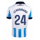 Billige Real Sociedad Robin Le Normand #24 Hjemmebanetrøje 2023-24 Kort ærmer