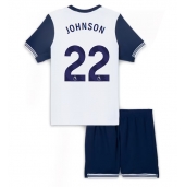 Billige Tottenham Hotspur Brennan Johnson #22 Hjemmebanetrøje Børn 2024-25 Kort ærmer (+ bukser)