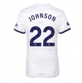 Billige Tottenham Hotspur Brennan Johnson #22 Hjemmebanetrøje Dame 2023-24 Kort ærmer