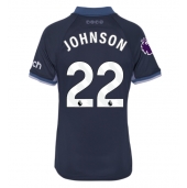 Billige Tottenham Hotspur Brennan Johnson #22 Udebanetrøje Dame 2023-24 Kort ærmer