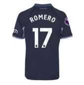 Billige Tottenham Hotspur Cristian Romero #17 Udebanetrøje 2023-24 Kort ærmer