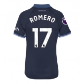 Billige Tottenham Hotspur Cristian Romero #17 Udebanetrøje Dame 2023-24 Kort ærmer