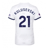 Billige Tottenham Hotspur Dejan Kulusevski #21 Hjemmebanetrøje Dame 2023-24 Kort ærmer