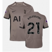 Billige Tottenham Hotspur Dejan Kulusevski #21 Tredje trøje 2023-24 Kort ærmer