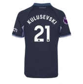 Billige Tottenham Hotspur Dejan Kulusevski #21 Udebanetrøje 2023-24 Kort ærmer