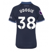 Billige Tottenham Hotspur Destiny Udogie #38 Udebanetrøje Dame 2023-24 Kort ærmer