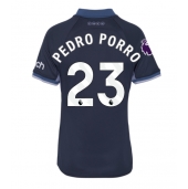 Billige Tottenham Hotspur Pedro Porro #23 Udebanetrøje Dame 2023-24 Kort ærmer