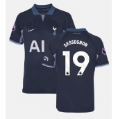 Billige Tottenham Hotspur Ryan Sessegnon #19 Udebanetrøje 2023-24 Kort ærmer