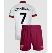 Billige West Ham United Crysencio Summerville #7 Tredje trøje Børn 2024-25 Kort ærmer (+ bukser)