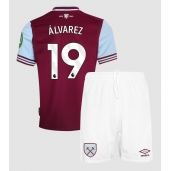 Billige West Ham United Edson Alvarez #19 Hjemmebanetrøje Børn 2024-25 Kort ærmer (+ bukser)