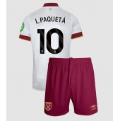 Billige West Ham United Lucas Paqueta #10 Tredje trøje Børn 2024-25 Kort ærmer (+ bukser)