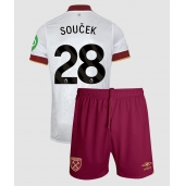 Billige West Ham United Tomas Soucek #28 Tredje trøje Børn 2024-25 Kort ærmer (+ bukser)