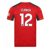 Billige Wolves Matheus Cunha #12 Udebanetrøje 2023-24 Kort ærmer