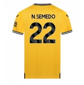 Billige Wolves Nelson Semedo #22 Hjemmebanetrøje 2023-24 Kort ærmer