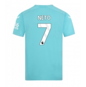 Billige Wolves Pedro Neto #7 Tredje trøje 2023-24 Kort ærmer