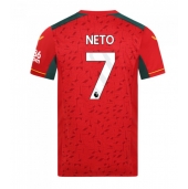 Billige Wolves Pedro Neto #7 Udebanetrøje 2023-24 Kort ærmer